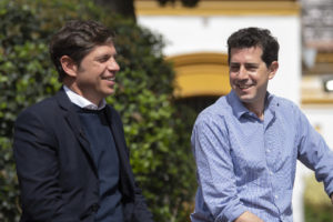 Wado de Pedro y Axel Kicillof