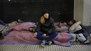 Como enfrentaron el frío la gente en situación de calle