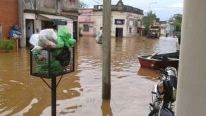 creciente del río Uruguay inundacion