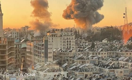 El planeta se confronta a un aumento acelerado de conflictos bélicos. Foto OCHA_ONU