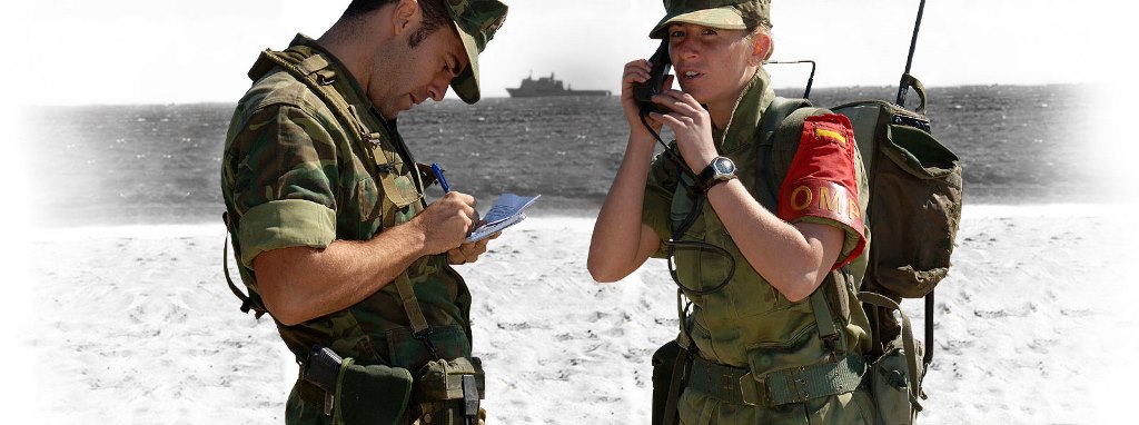 control militar represivo de las aguas del Mediterraneo para ayudar a controlar la inmigración que llega a Europa. Foto OTAN
