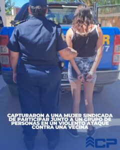 mujer detenida
